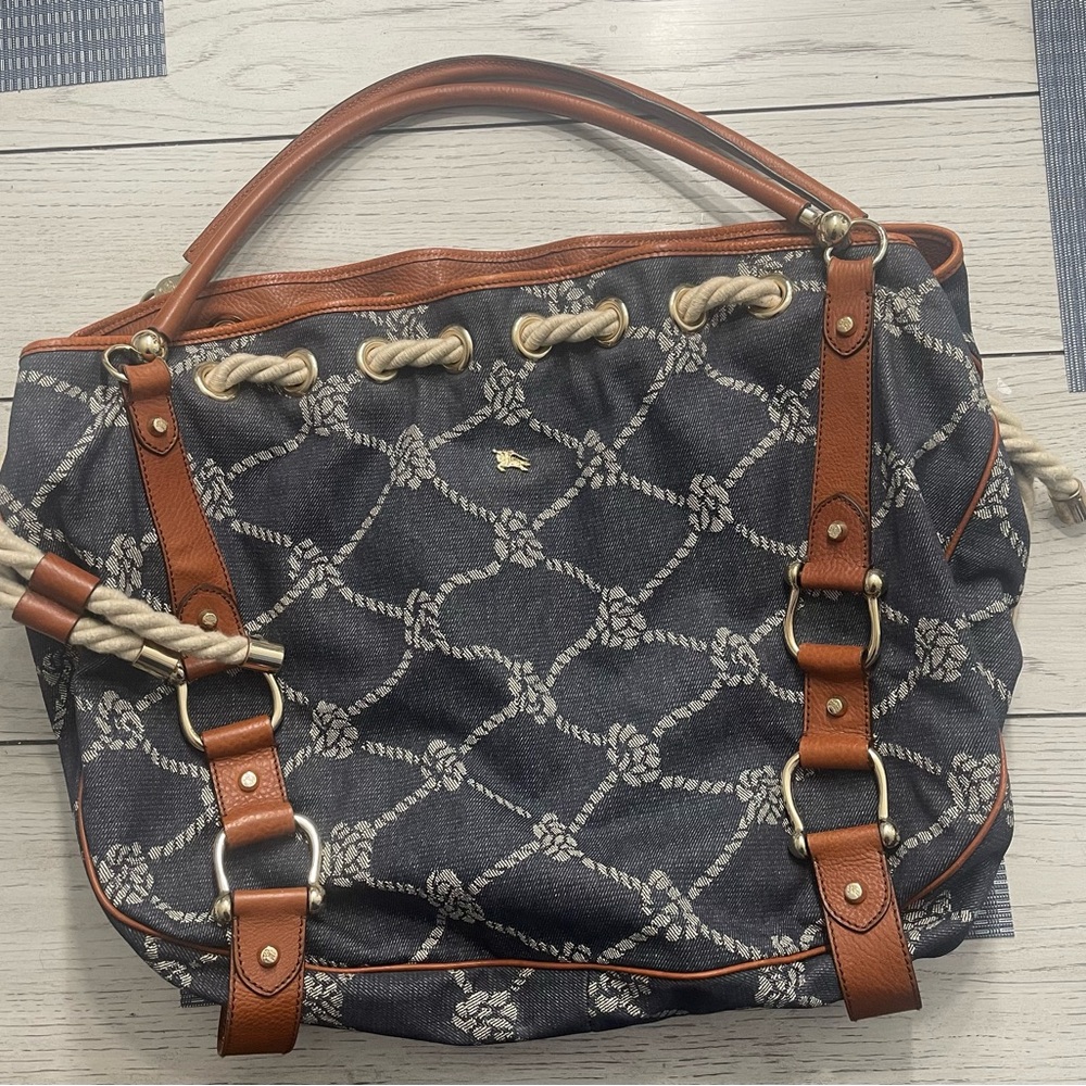 Burberry Nautical Rope Pattern Women's Bag